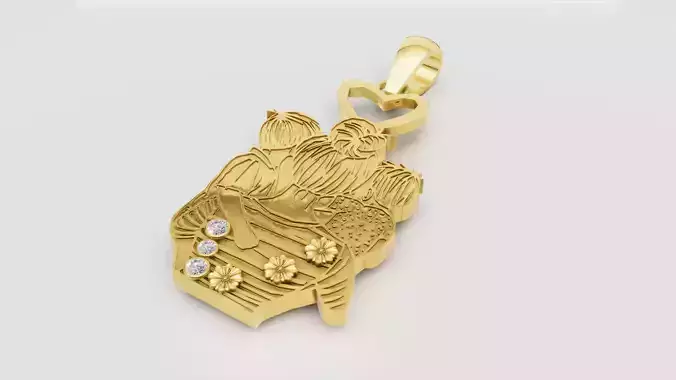 Family Pendant 3D printable model  