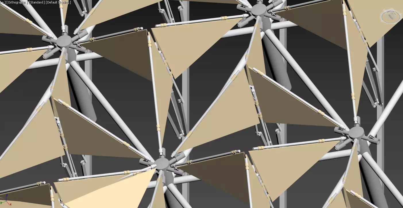 Kinetic facade Model 3D model_2