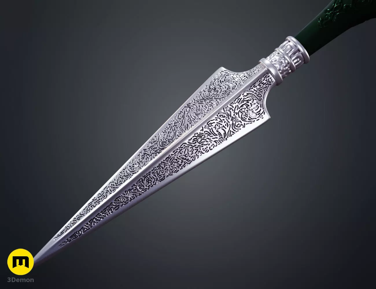 Bellatrix Lestrange Dagger - Harry Potter 3D print model_14
