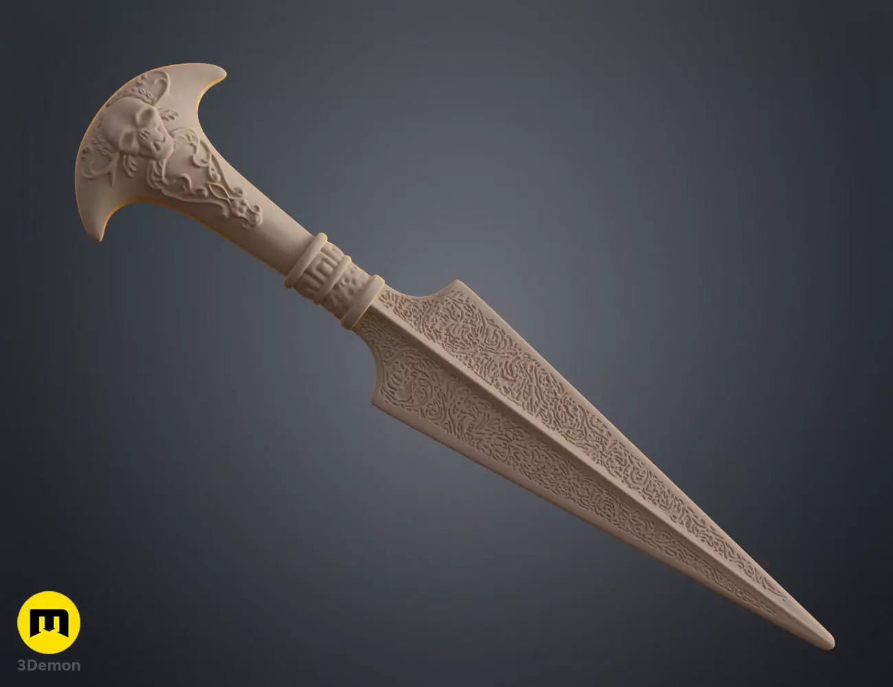 Bellatrix Lestrange Dagger - Harry Potter 3D print model_16