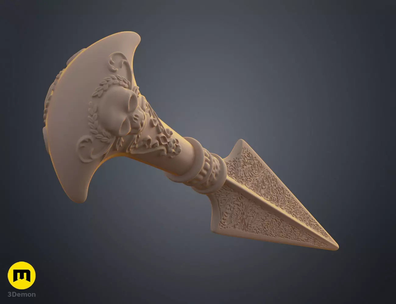 Bellatrix Lestrange Dagger - Harry Potter 3D print model_15