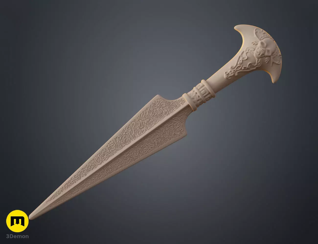 Bellatrix Lestrange Dagger - Harry Potter 3D print model_18