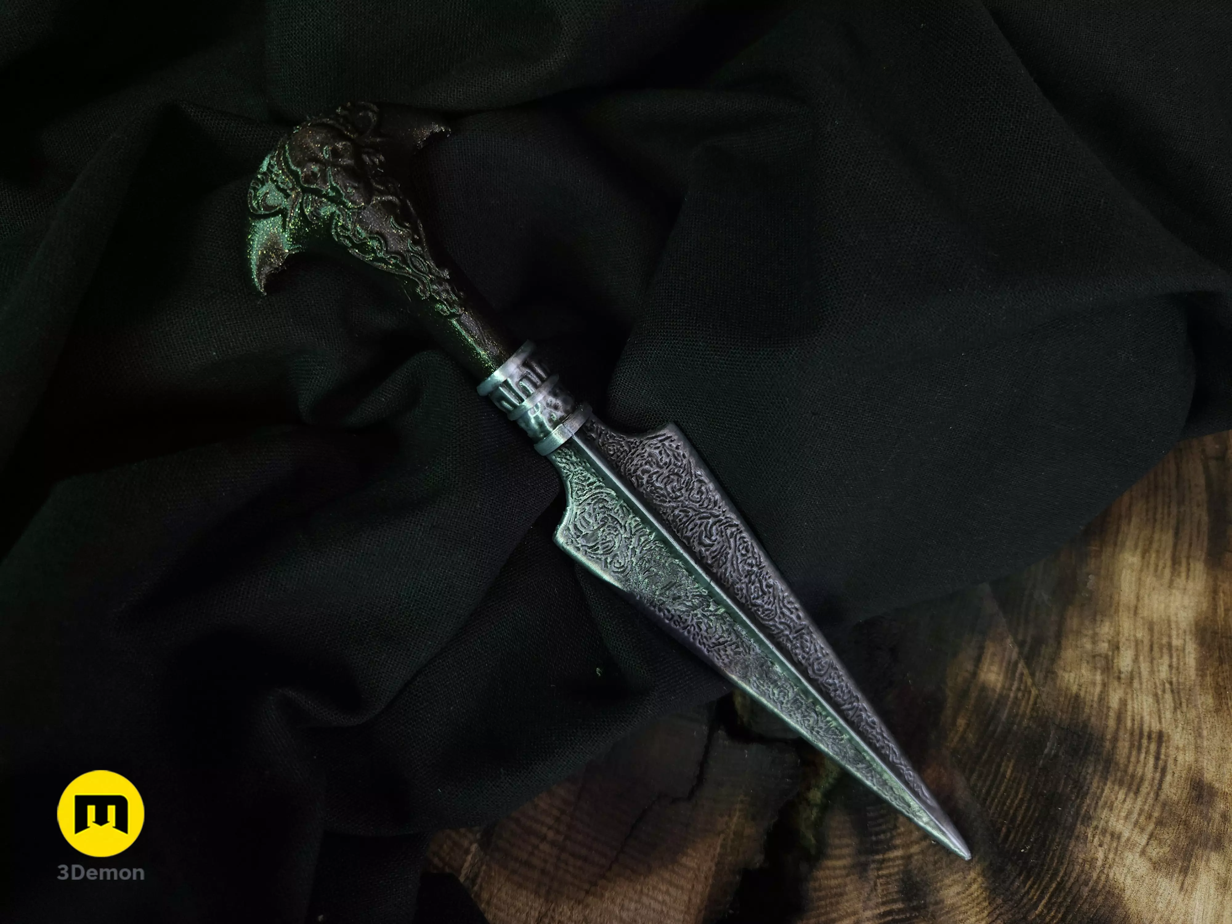 Bellatrix Lestrange Dagger - Harry Potter 3D print model_7