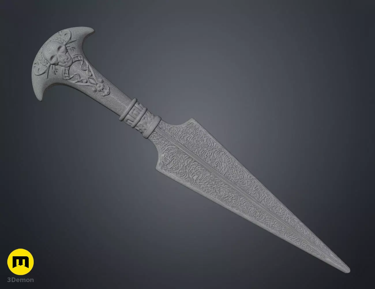Bellatrix Lestrange Dagger - Harry Potter 3D print model_19