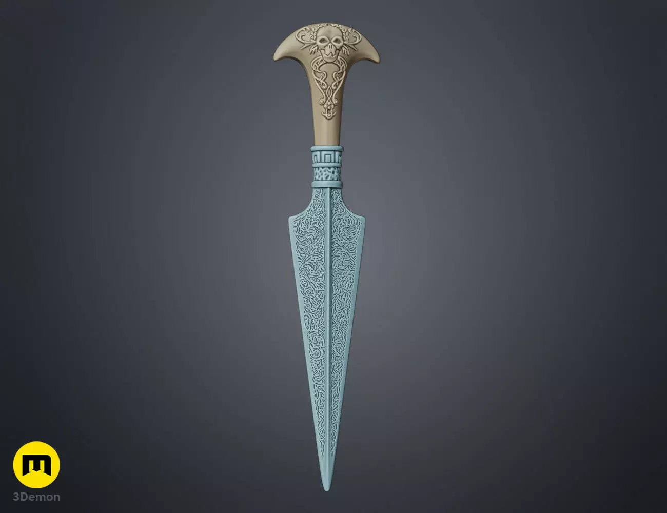 Bellatrix Lestrange Dagger - Harry Potter 3D print model_4