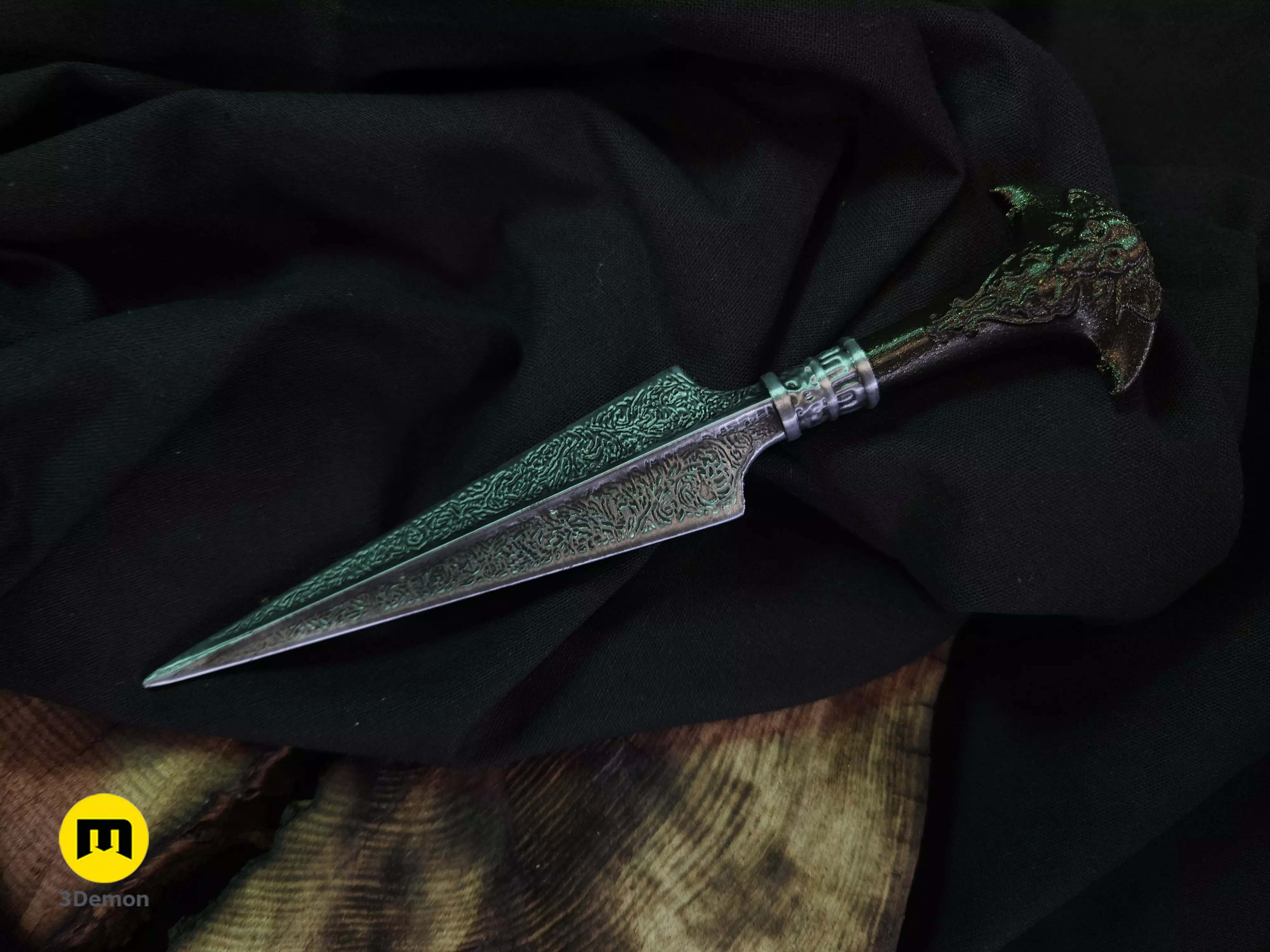 Bellatrix Lestrange Dagger - Harry Potter 3D print model_13