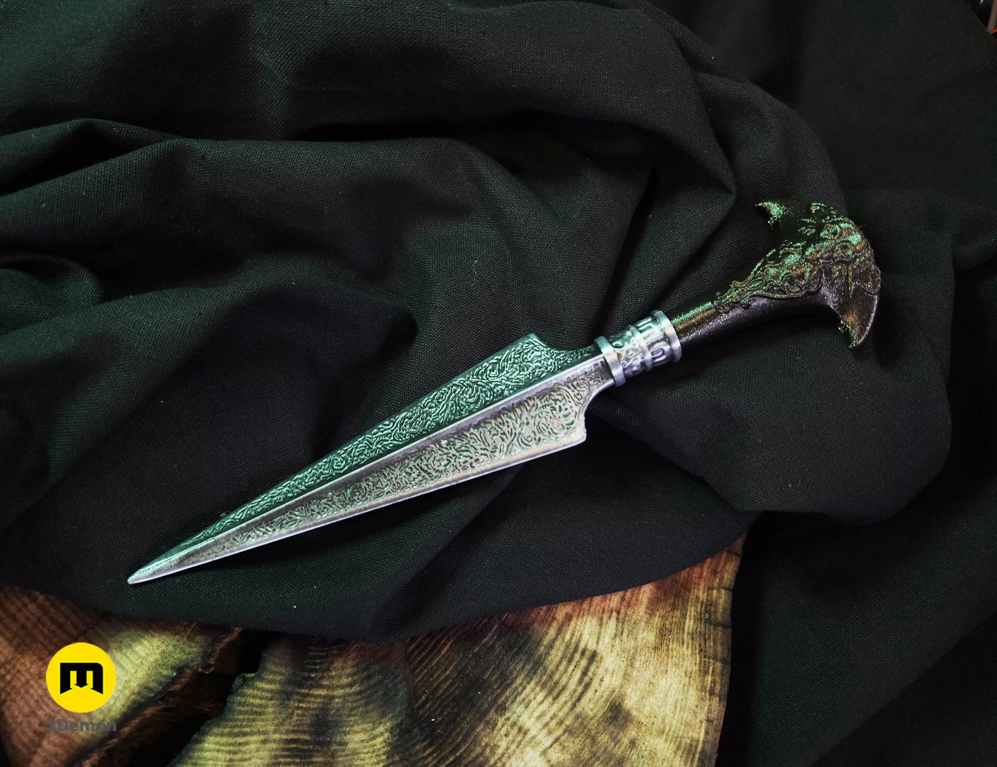 Bellatrix Lestrange Dagger - Harry Potter 3D print model_8
