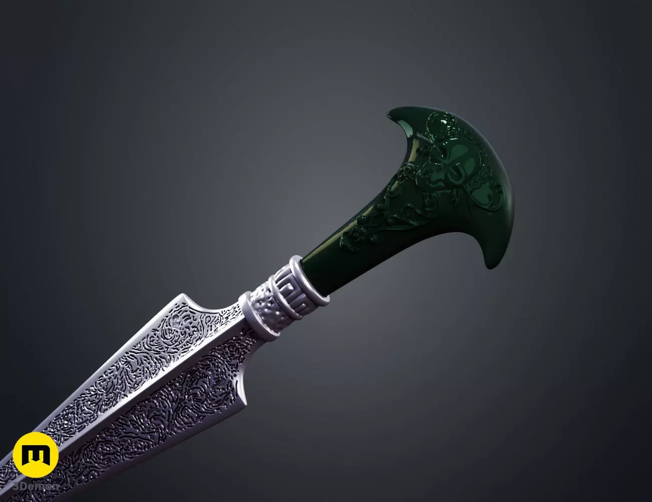 Bellatrix Lestrange Dagger - Harry Potter 3D print model_12