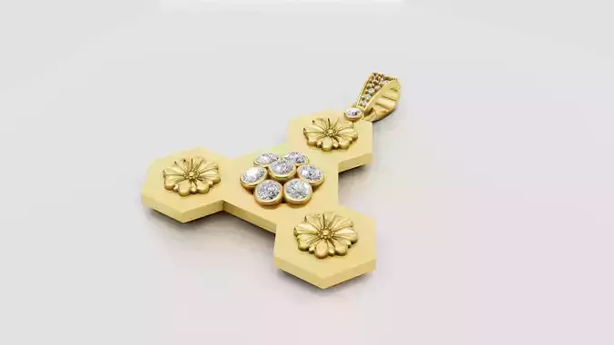 Hexagon Pendant 