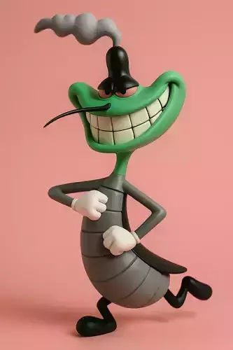 Marky - Oggy and the Cockroaches 3d Model 3D print model