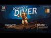 RIGGED and ANIM VERSION LOW-POLY DIVER Low-poly 3D model_1