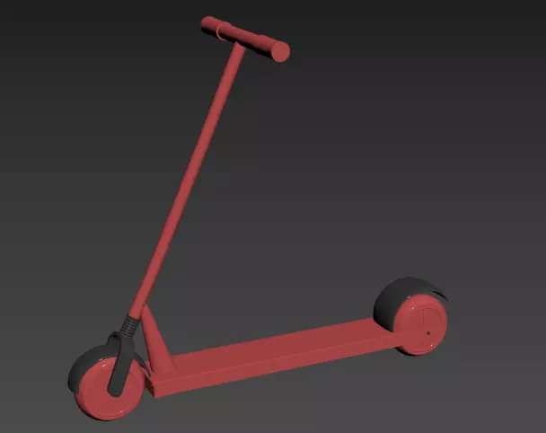 Electric Scooter 3D Model 3D model_0