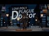 RIGGED and ANIM VERSION LOW-POLY PLAGUE DOCTOR Low-poly 3D model_1