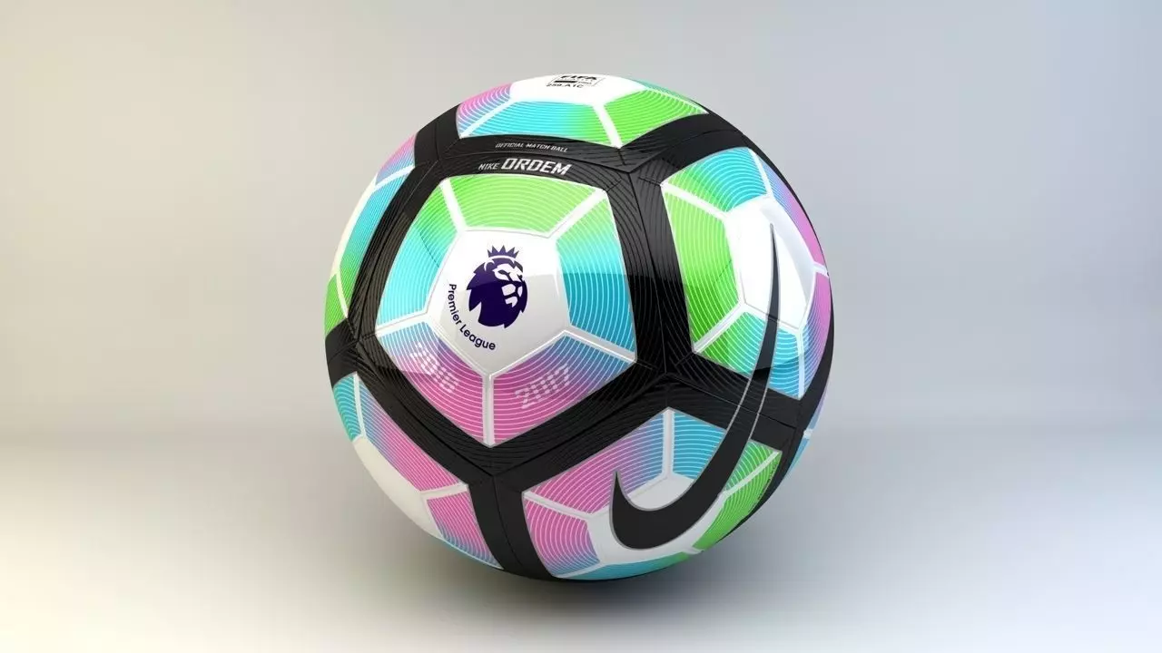 Nike ORDEM 4 Premier League Official match ball 3D model_0