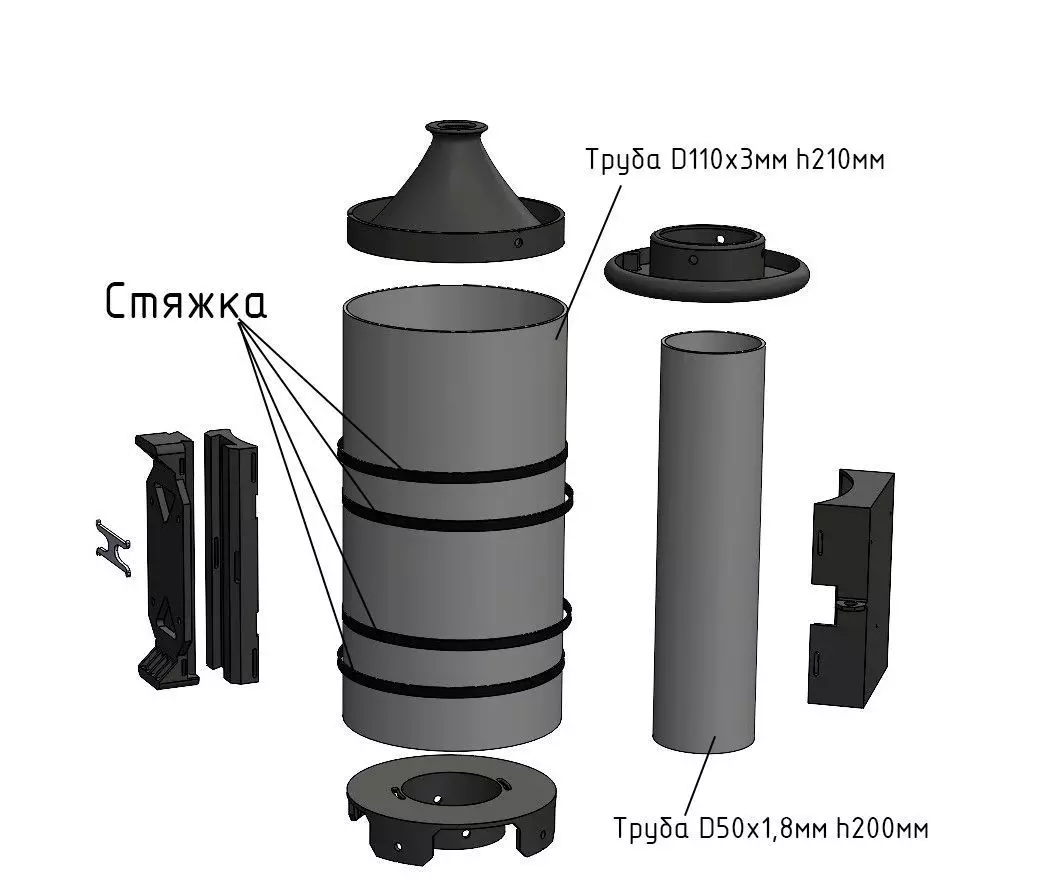 Cassette for FPV drone fiber optic   3D print model_1