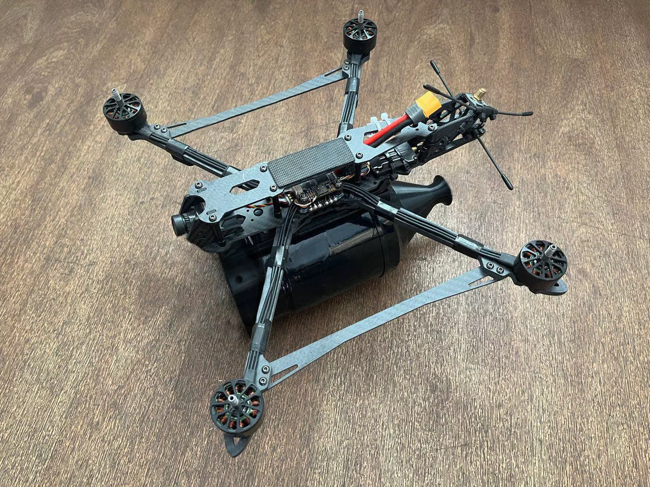 Cassette for FPV drone fiber optic   3D print model_8