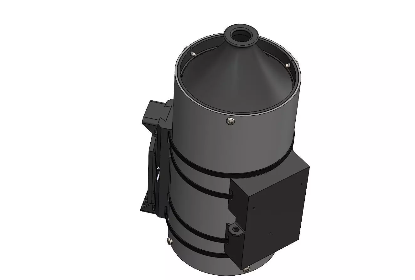 Cassette for FPV drone fiber optic   3D print model_3