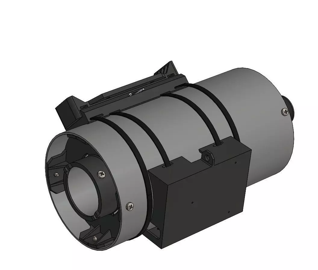 Cassette for FPV drone fiber optic   3D print model_2