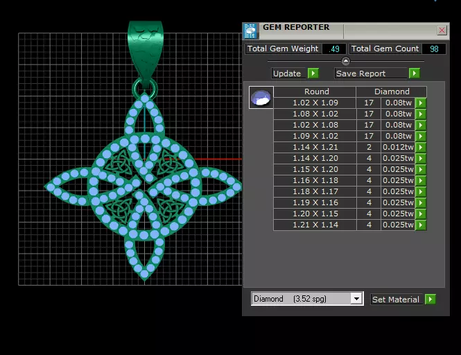 Celtic knot pendant 3D printable model 3D print model_4