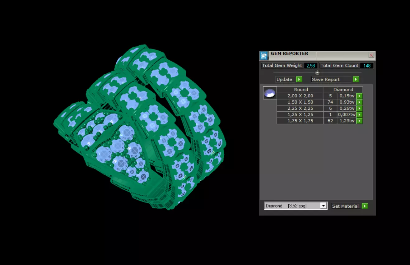 Bvlgari Ring 3D print model_11