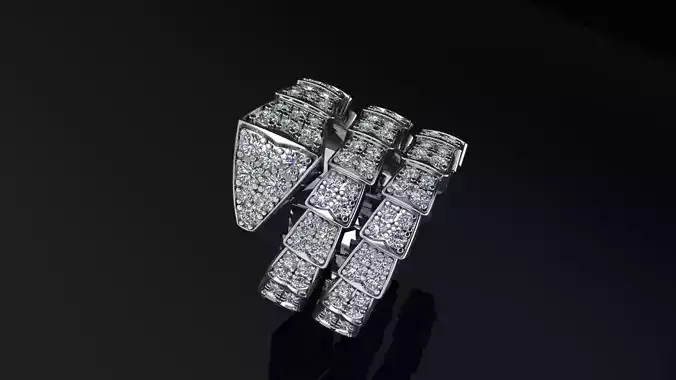 Bvlgari Ring 3D print model