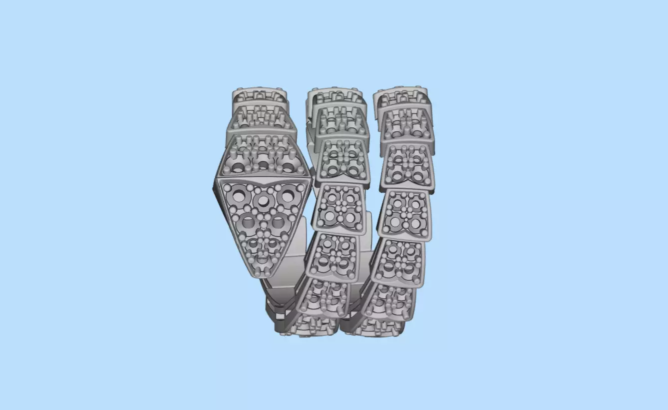 Bvlgari Ring 3D print model_12
