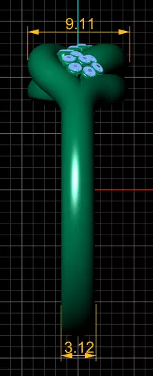 knot ring gold  3D printable model  3D print model_3