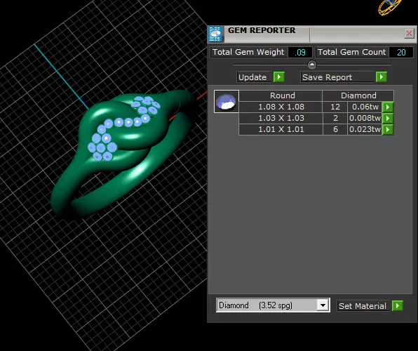 knot ring gold  3D printable model  3D print model_5