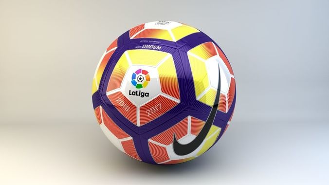 Nike ORDEM 4 La Liga Official match ball 3D model