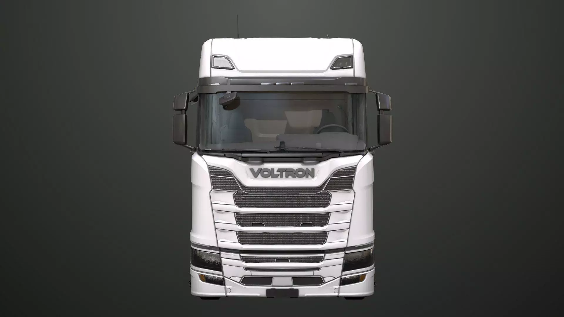 Heavy Truck Chassis 06  Interior All PBR Unity UE Textures Low-poly 3D model_14