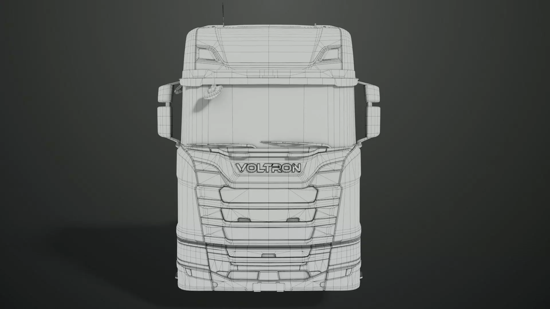 Heavy Truck Chassis 06  Interior All PBR Unity UE Textures Low-poly 3D model_40