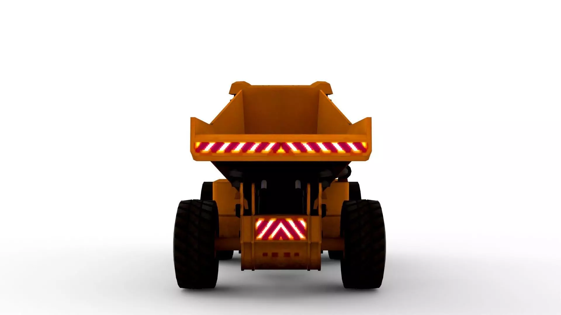 Realistic Construction Truck 3D Model - Heavy Machinery Low-poly 3D model_3