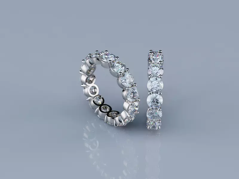 Eternity Rings Collection All Sizes 003 4mm 3D print model_0