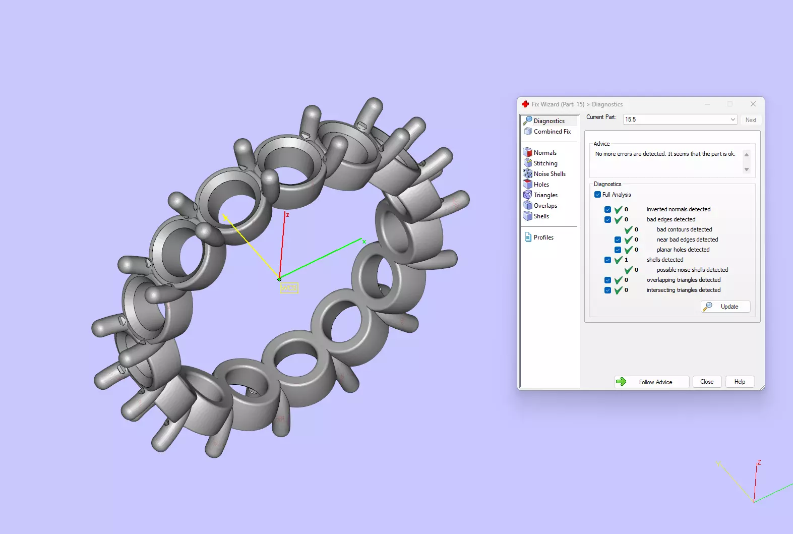 Eternity Rings Collection All Sizes 003 4mm 3D print model_12