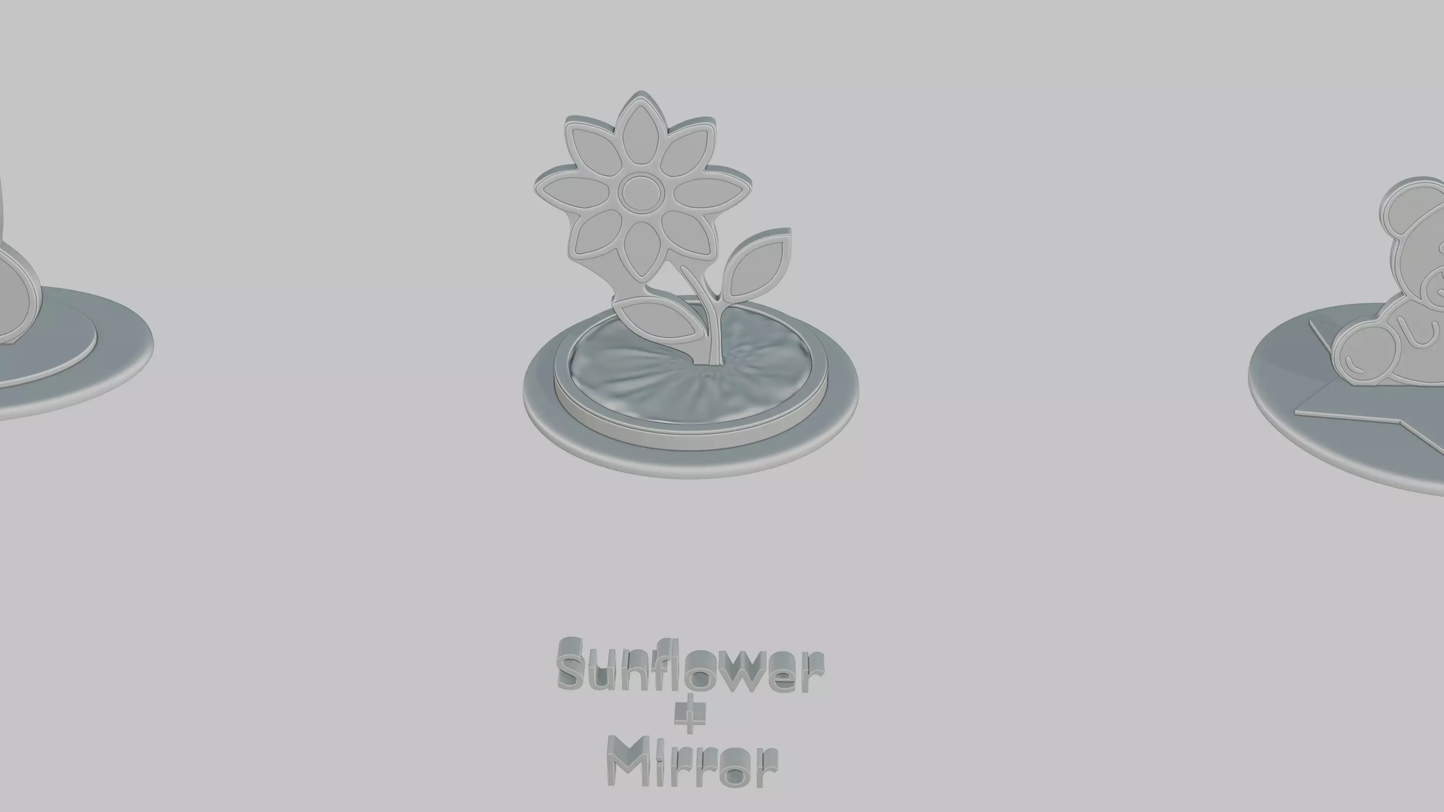 Pastel Dreams Mini Pack Emoji Statues 3D print model_12