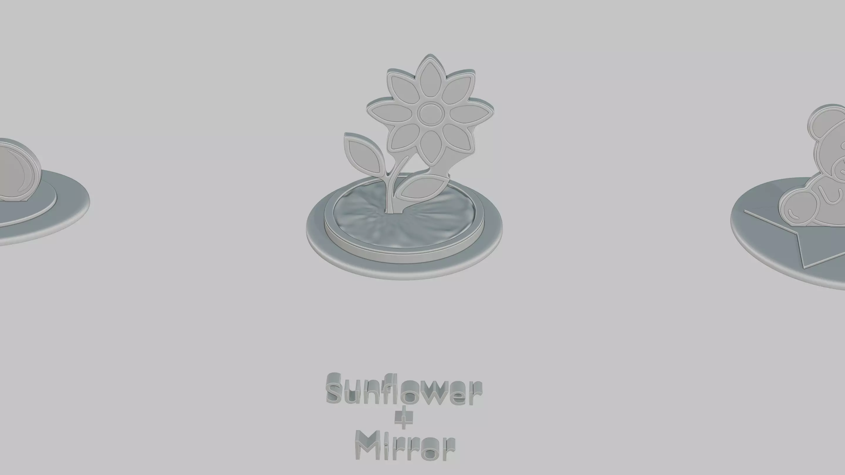 Pastel Dreams Mini Pack Emoji Statues 3D print model_11