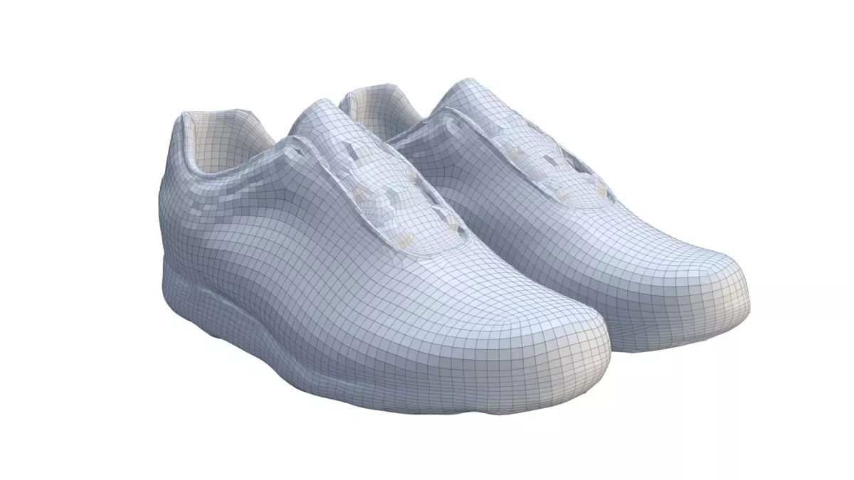 Realistic Sports Shoes 3D Model Low-poly 3D model_7