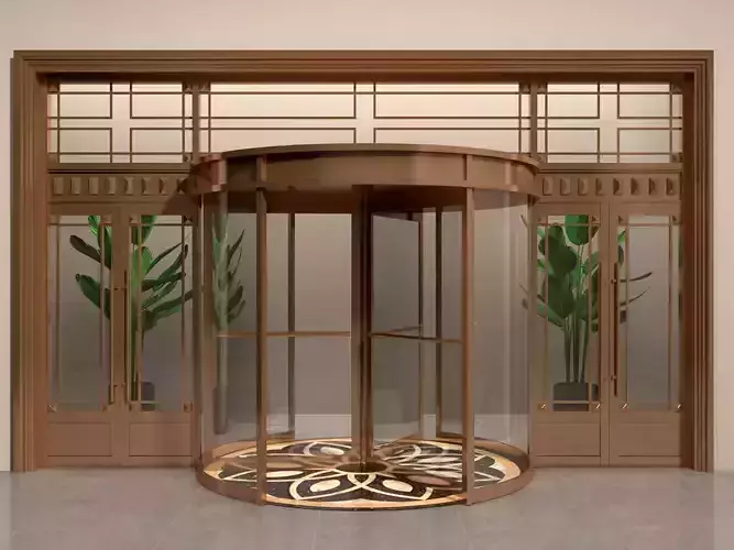 Revolving door 3D model
