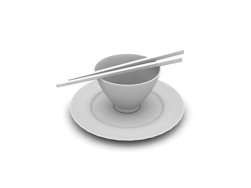 Modern Decorative Dishes 3D Model  Minimalist Tray   3D model_12