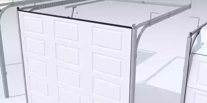 Metal Door Roller Shutter 3D model