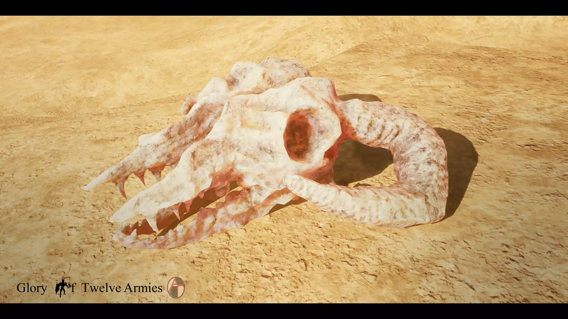 3D Ram Skull  Game and Movie Ready Asset Low-poly 3D model_9