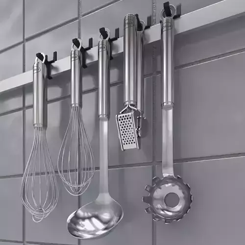 Kitchen Accessories Set 1 3D model