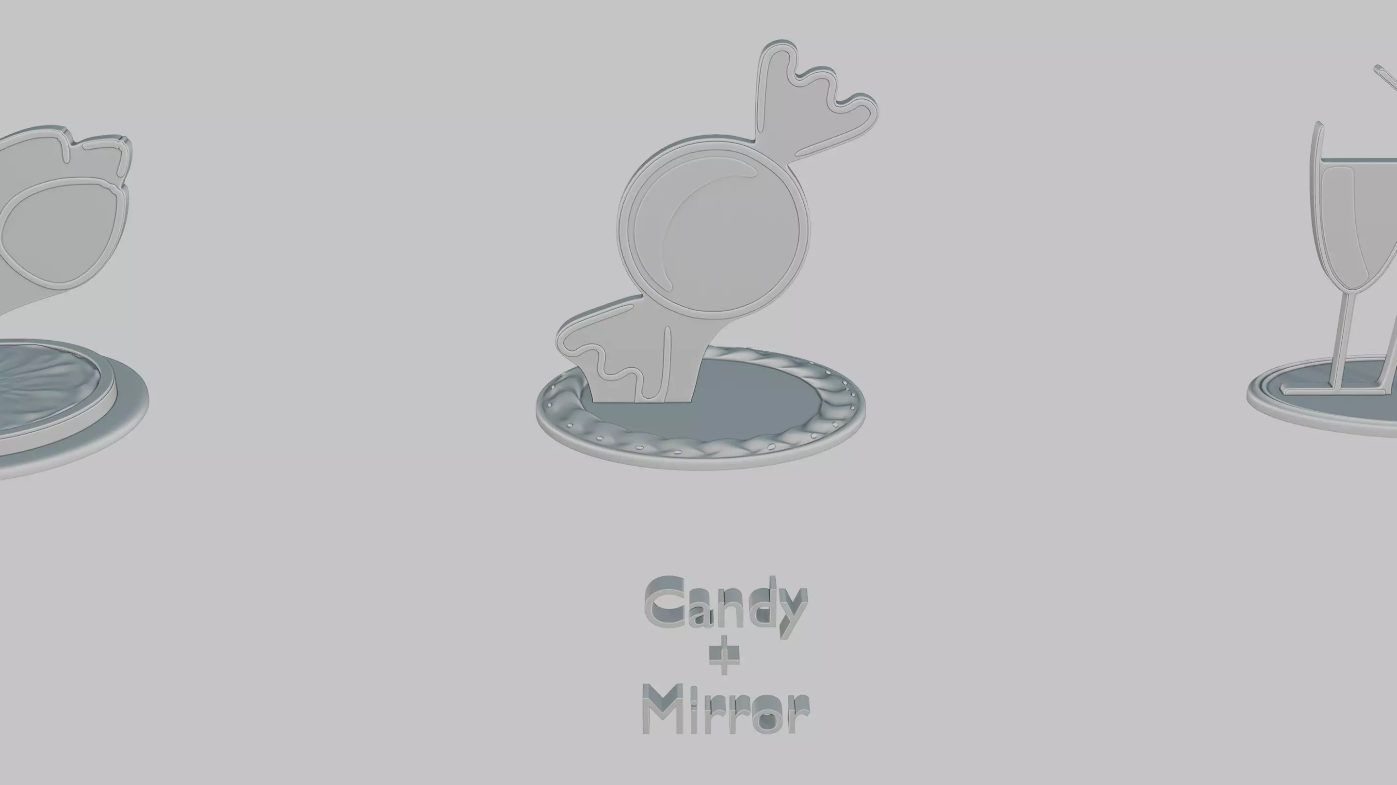 Romantic Moments Pack Emoji Statues 3D print model_31