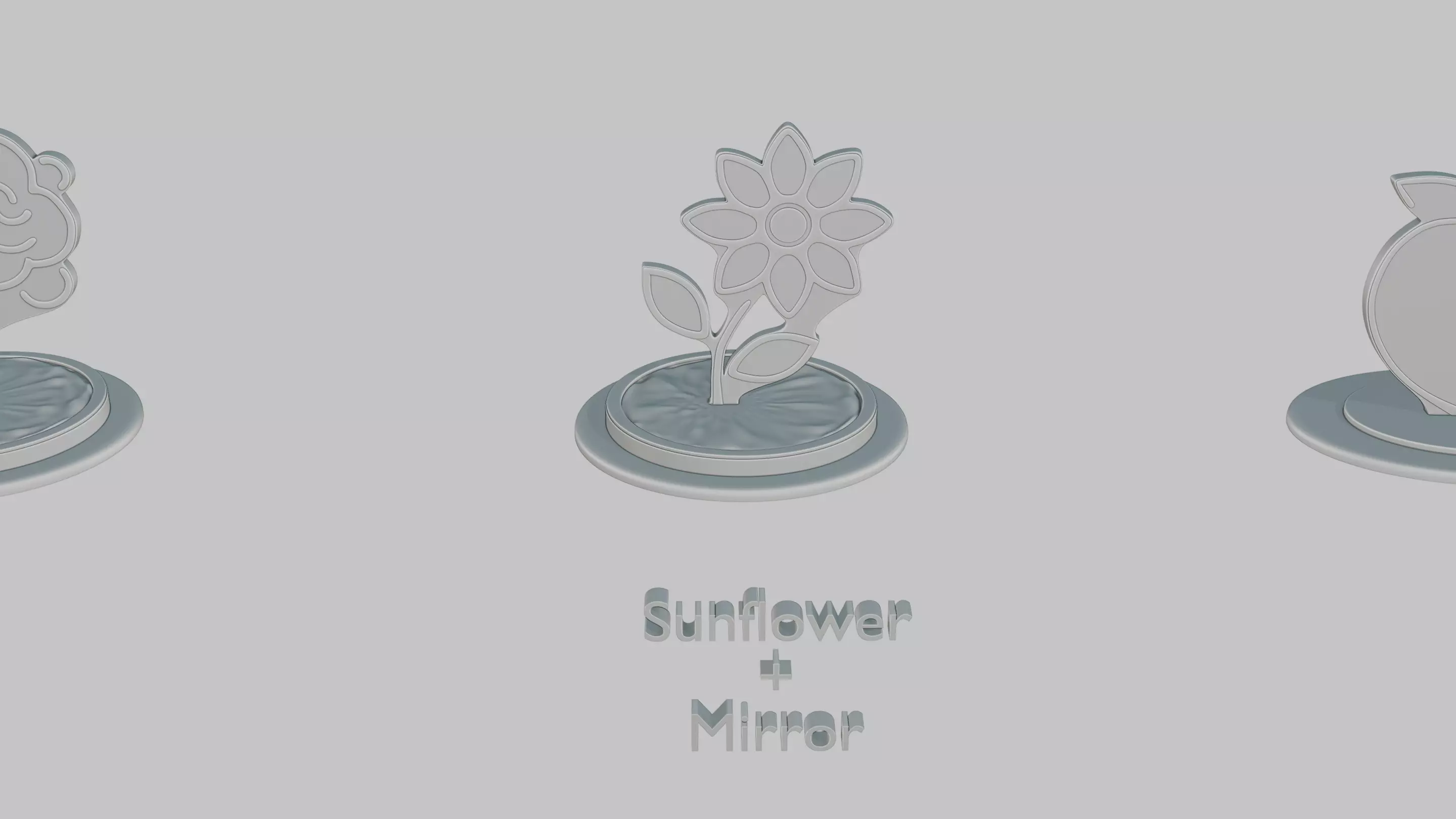 Romantic Moments Pack Emoji Statues 3D print model_25