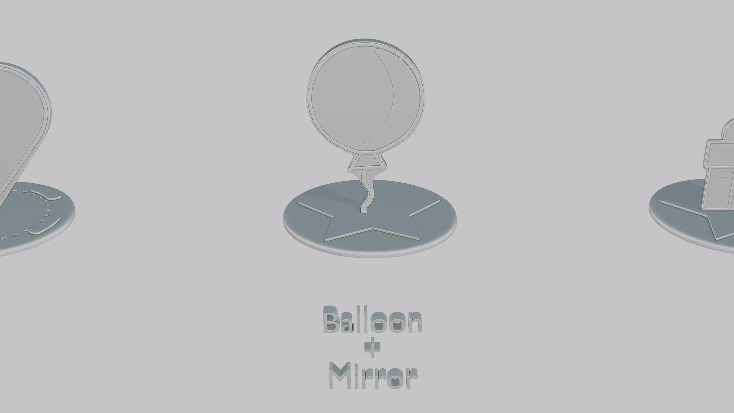 Romantic Moments Pack Emoji Statues 3D print model_39