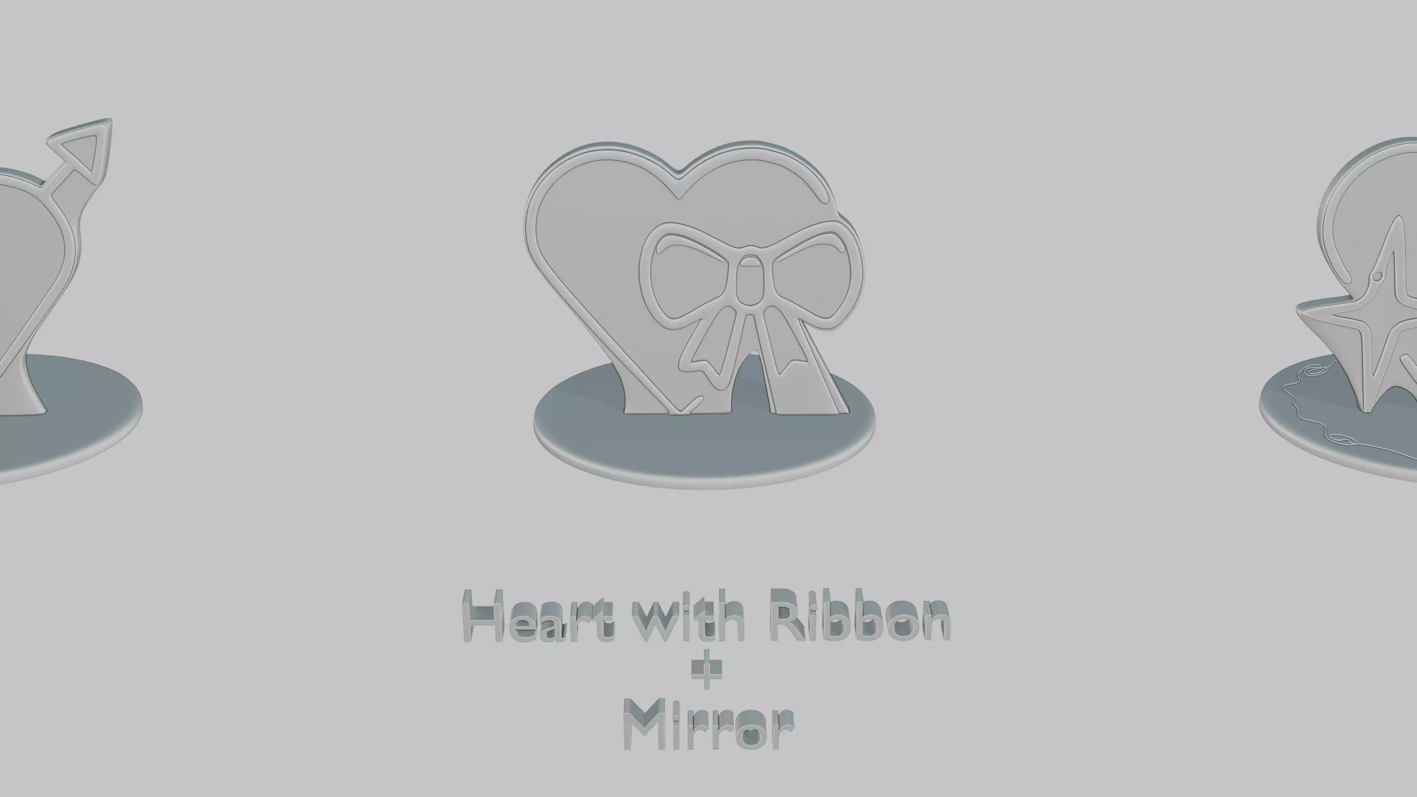 Romantic Moments Pack Emoji Statues 3D print model_5