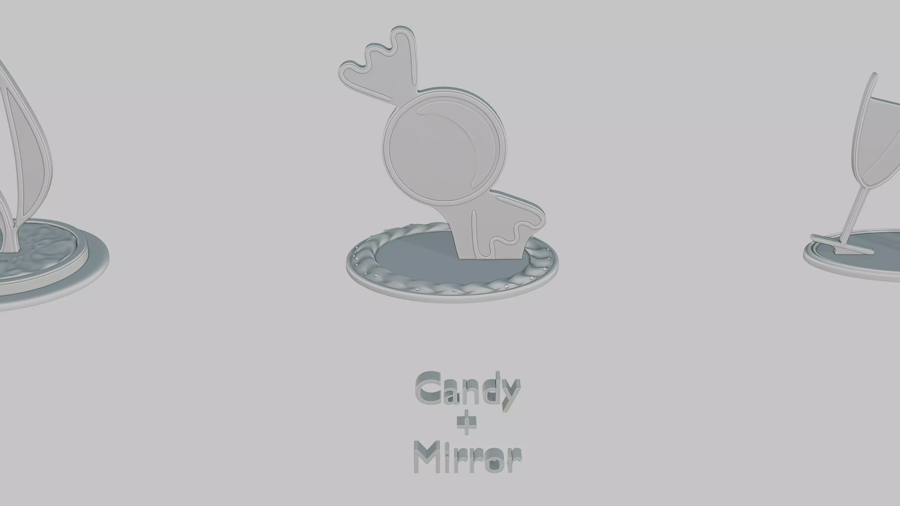 Romantic Moments Pack Emoji Statues 3D print model_32