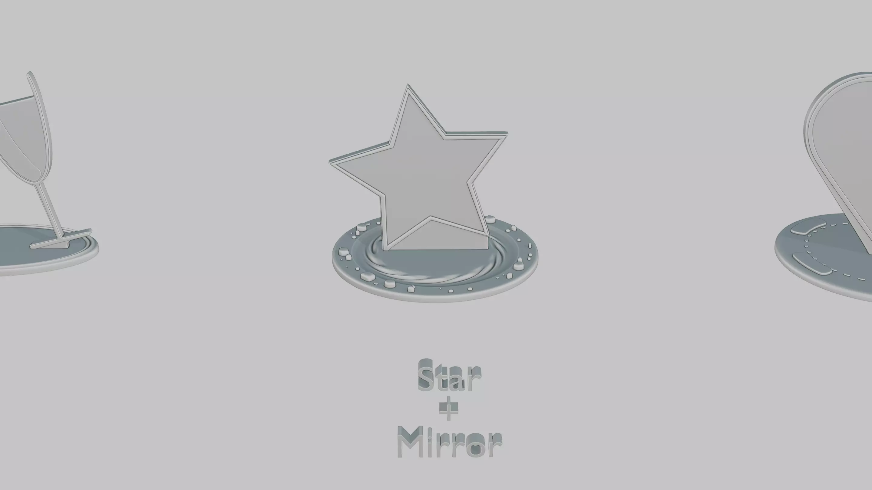 Romantic Moments Pack Emoji Statues 3D print model_35