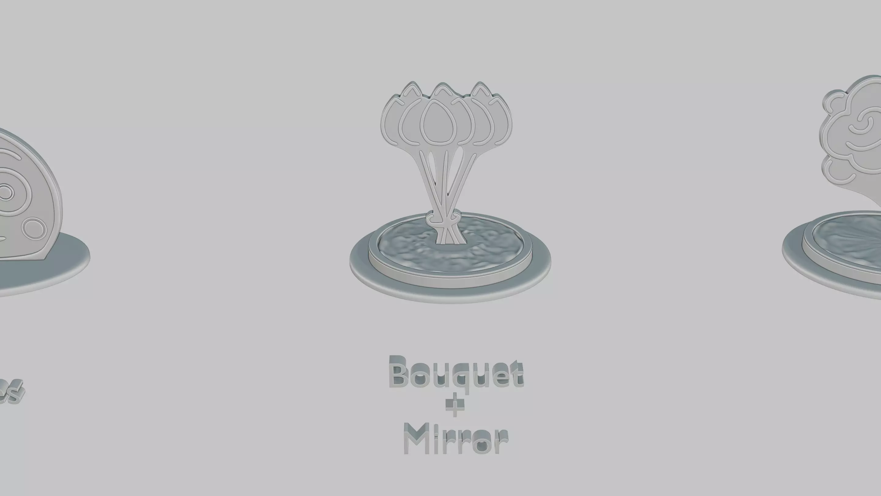 Romantic Moments Pack Emoji Statues 3D print model_22