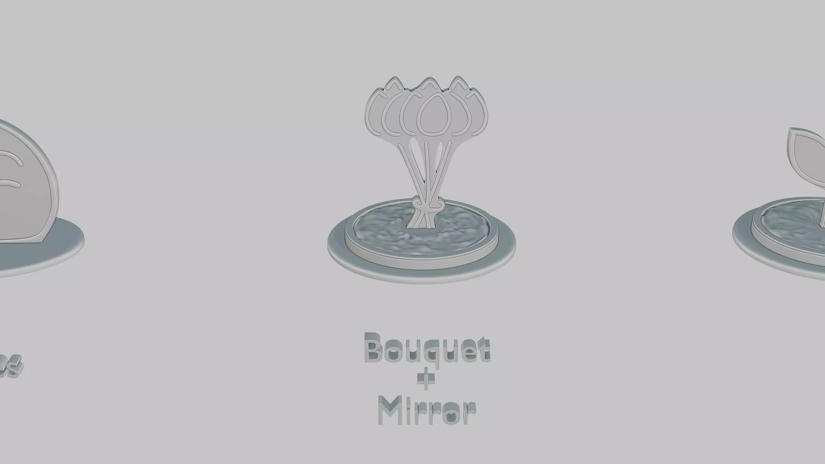 Romantic Moments Pack Emoji Statues 3D print model_21